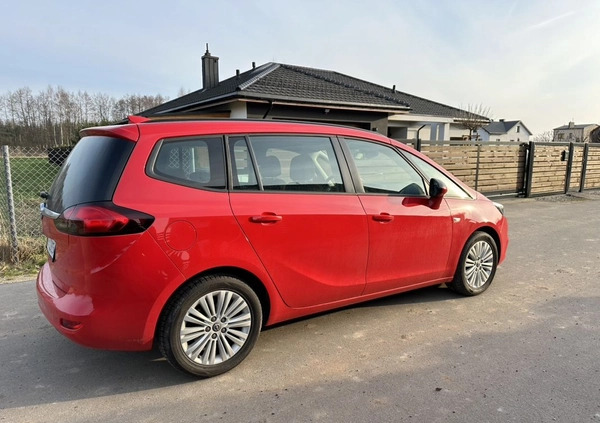 Opel Zafira cena 53800 przebieg: 66400, rok produkcji 2017 z Siedlce małe 704